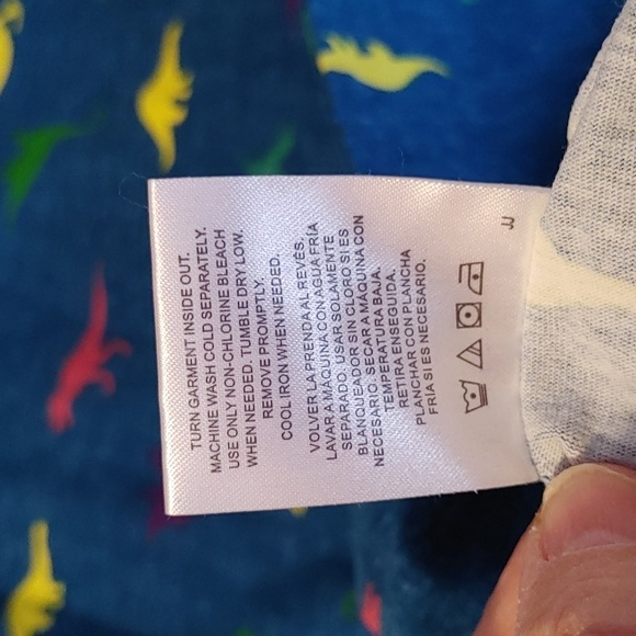 NWOT Men's Novelty Dinosaur Print Cotton Lounge/Pajama Top Size Large - Picture 8 of 8